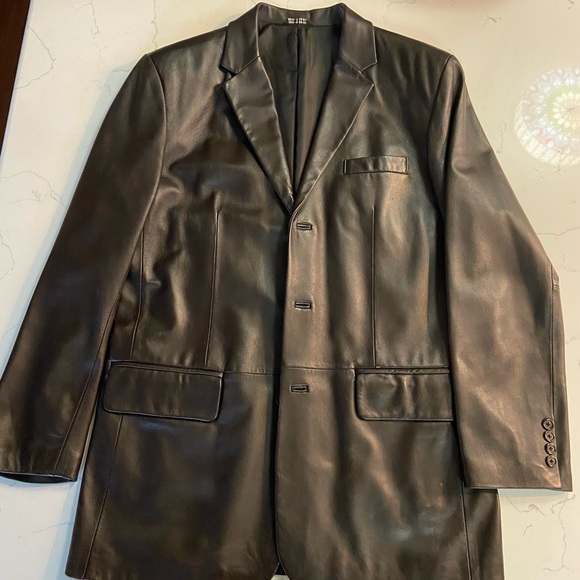 Leather Coat - Picture 1 of 4